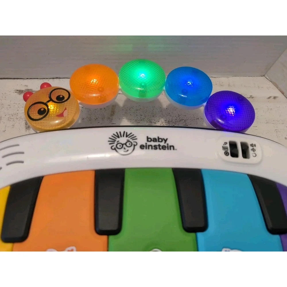 Baby Einstein 4-in-1 Kickin' Tunes Music & 4 Languages Piano for Play Gym TESTED